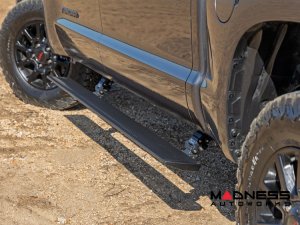 Toyota Tundra Side Steps - Power Running Boards - Rough Country - E-Boards - Double Cab (2007-2021) Toyota Tundra Side Steps - Power Running Boards - Rough Country - E-Boards - Double Cab (2007-2021)